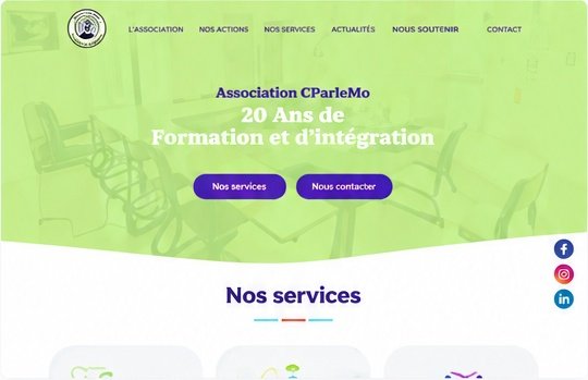 Page d’accueil